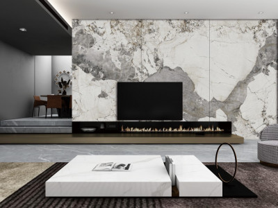 Керамогранит NTCeramic Atlas Wide Calacatta Black NTT3012P