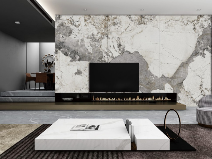 Керамогранит NTCeramic Atlas Wide Calacatta Black NTT3012P