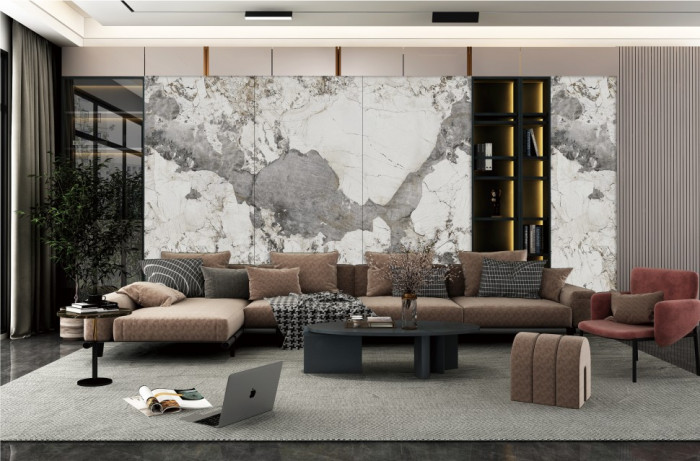 Керамогранит NTCeramic Atlas Wide Calacatta Black NTT3012P