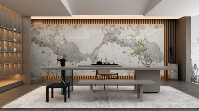 Керамогранит NTCeramic Atlas Wide Calacatta Black NTT3012P