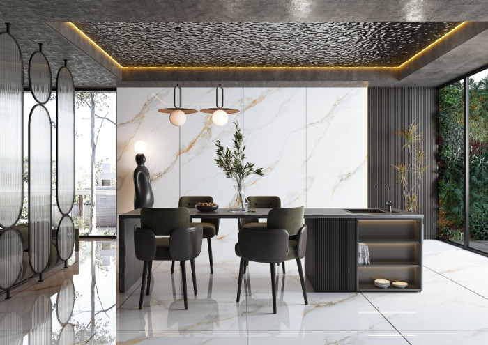 Керамогранит NTCeramic Atlas Wide Calacatta Gold NTT3002P