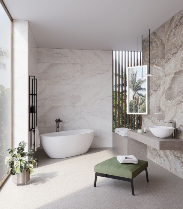 Керамогранит NTCeramic Gravel White NTT99508P