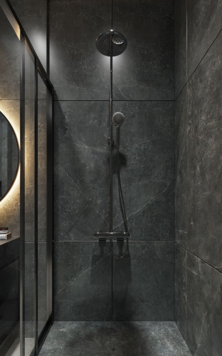 Керамогранит NTCeramic Quanta Grey NTT9023 (90 х 180 см)