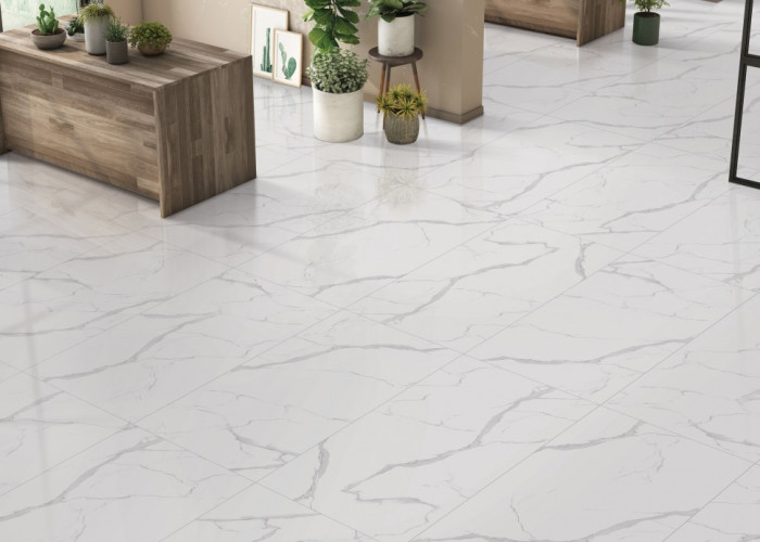 Керамогранит NTCeramic Marmo Statuario Ultra White NTT99512M (60х120 см)